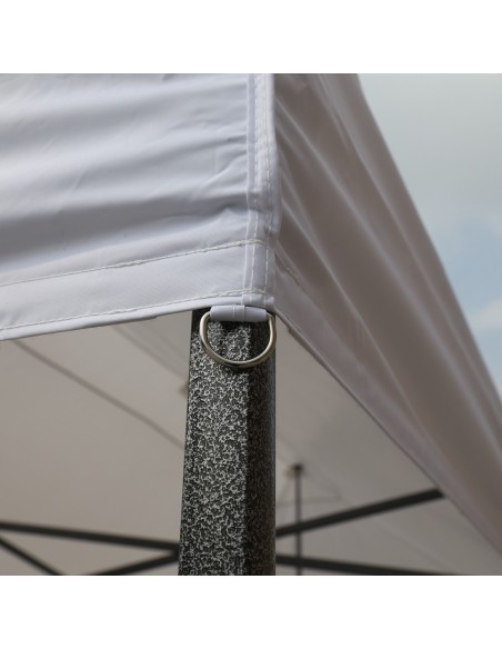 3x3 MT BIANCO Gazebo pieghevole impermeabile con pareti Acciaio 4cm - 3