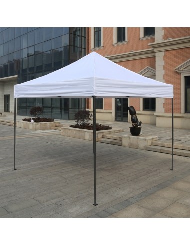 3x3 MT BIANCO Gazebo pieghevole impermeabile con pareti Acciaio 4cm - 4