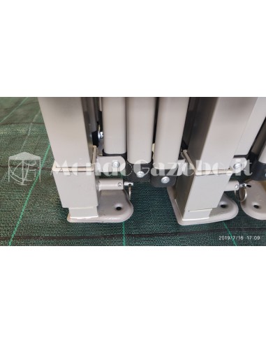 3x3 MT BIANCO Gazebo pieghevole impermeabile con pareti Acciaio 4cm - 14