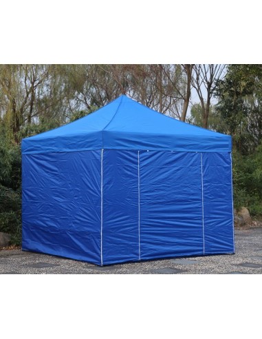 3x3 MT BLU Gazebo pieghevole impermeabile con pareti Acciaio 4cm - 4