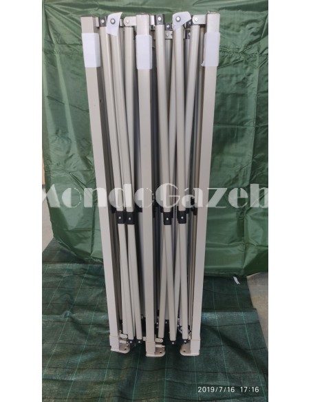 3x3 MT BLU Gazebo pieghevole impermeabile con pareti Acciaio 4cm - 28