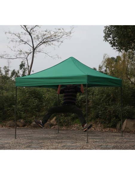 3x3 MT VERDE Gazebo pieghevole impermeabile con pareti Acciaio 4cm - 3