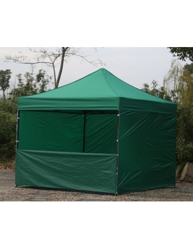 3x3 MT VERDE Gazebo pieghevole impermeabile con pareti Acciaio 4cm - 4