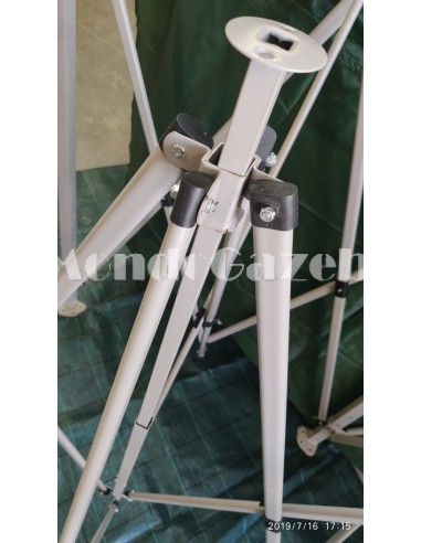 3x3 MT VERDE Gazebo pieghevole impermeabile con pareti Acciaio 4cm - 19