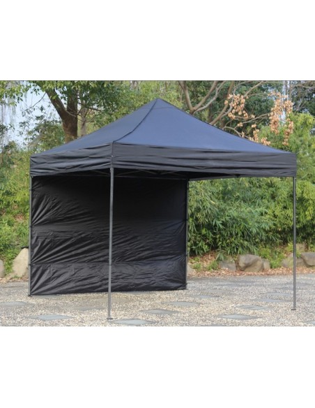 3x3 MT NERO Gazebo richiudibile impermeabile con pareti
