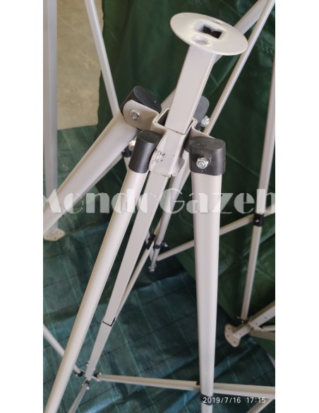3x3 MT ROSSO Gazebo pieghevole impermeabile con pareti Acciaio 4cm - 20