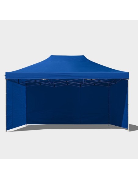 3X4.5 MT BLU Gazebo pieghevole impermeabile con pareti Acciaio 4cm - 16