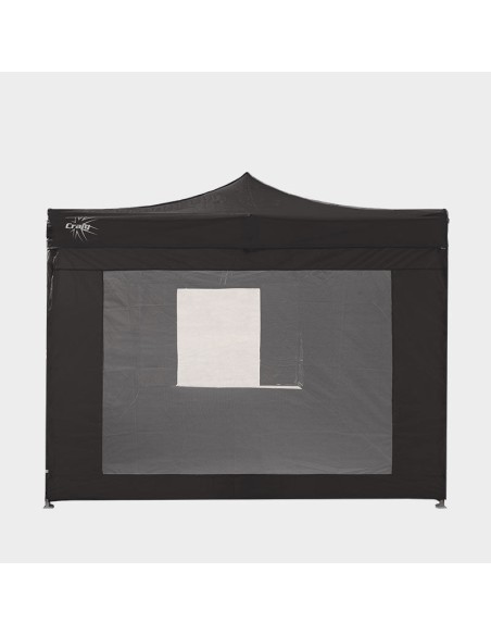3X4.5 MT NERO Gazebo pieghevole impermeabile con pareti Acciaio 4cm - 16