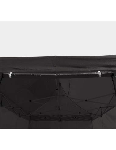 3X4.5 MT NERO Gazebo pieghevole impermeabile con pareti Acciaio 4cm - 19