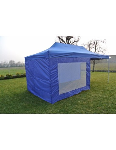 3x6 MT BLU Gazebo pieghevole impermeabile con pareti Acciaio 4cm - 27