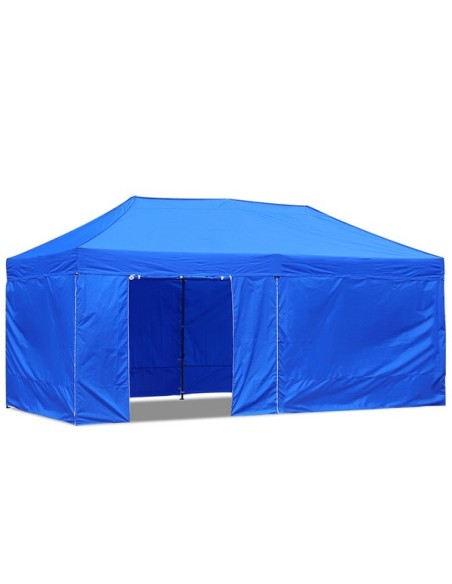 3x6 MT BLU Gazebo pieghevole impermeabile con pareti Acciaio 4cm - 9
