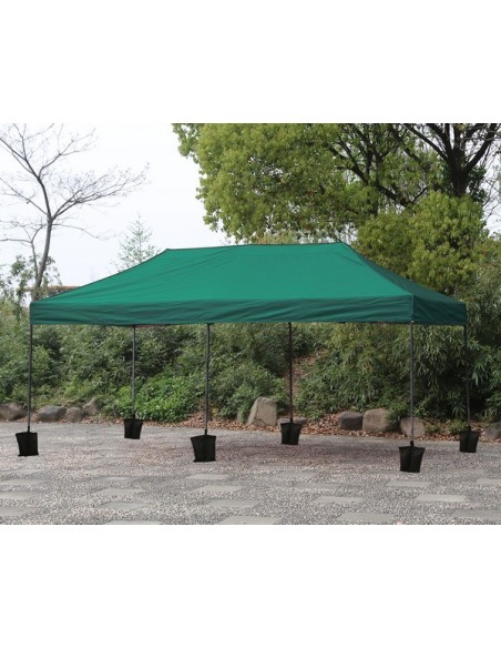 3x6 MT VERDE Gazebo pieghevole impermeabile con pareti Acciaio 4cm - 2