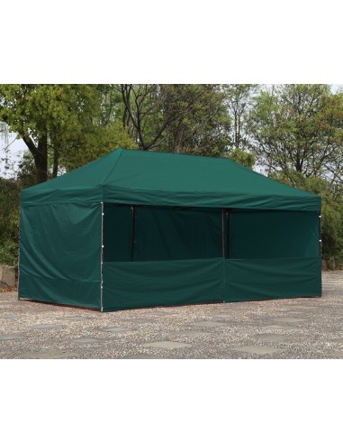 3x6 MT VERDE Gazebo pieghevole impermeabile con pareti Acciaio 4cm - 3