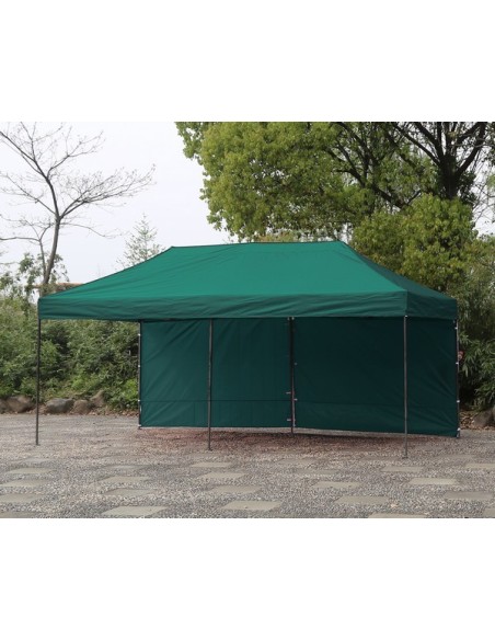 3x6 MT VERDE Gazebo pieghevole impermeabile con pareti Acciaio 4cm - 7