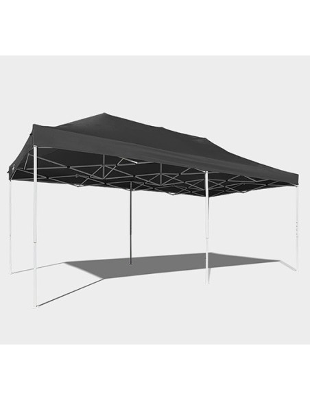 3x6 MT NERO Gazebo pieghevole impermeabile con pareti Acciaio 4cm - 10