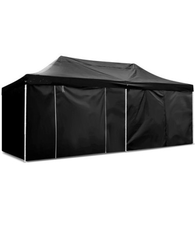 3x6 MT NERO Gazebo pieghevole impermeabile con pareti Acciaio 4cm - 19