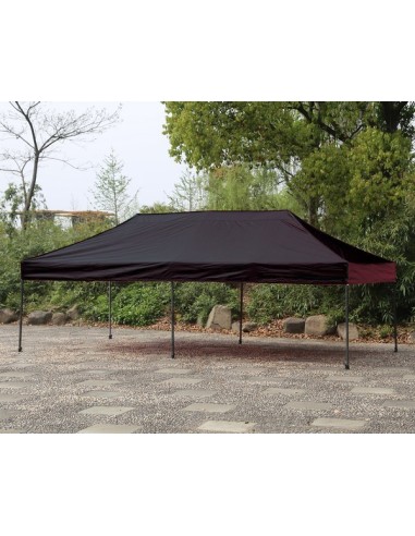 3x6 MT NERO Gazebo pieghevole impermeabile con pareti Acciaio 4cm - 2