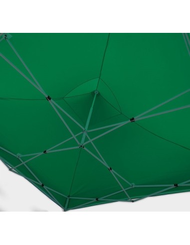 3x3 MT VERDE Gazebo pieghevole impermeabile con pareti Acciaio 3cm - 13