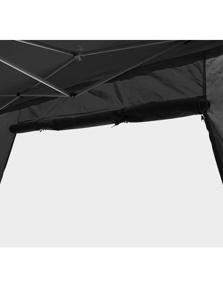 3x3 MT NERO Gazebo pieghevole impermeabile con pareti Acciaio 3cm - 8