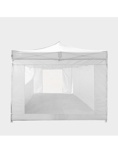 3x4.5 MT BIANCO Gazebo pieghevole impermeabile con pareti Acciaio 3cm - 14