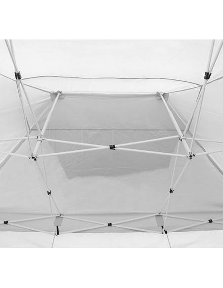 3x4.5 MT BIANCO Gazebo pieghevole impermeabile con pareti Acciaio 3cm - 19
