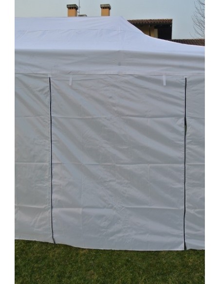 3x4.5 MT BIANCO Gazebo pieghevole impermeabile con pareti Acciaio 3cm - 25