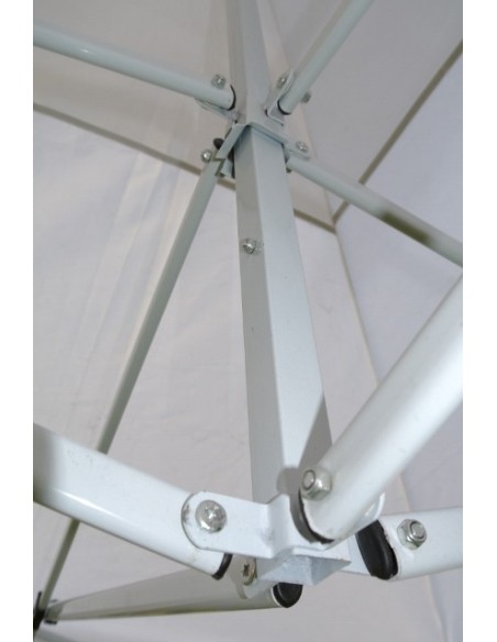 3x4.5 MT BIANCO Gazebo pieghevole impermeabile con pareti Acciaio 3cm - 30
