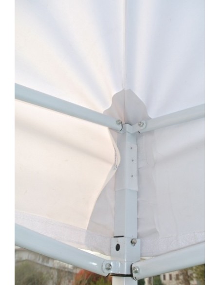 3x4.5 MT BIANCO Gazebo pieghevole impermeabile con pareti Acciaio 3cm - 31