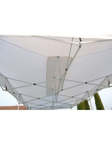 3x4.5 MT BIANCO Gazebo pieghevole impermeabile con pareti Acciaio 3cm - 32