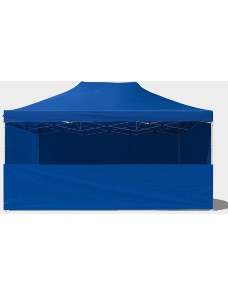 3x4.5 MT BLU Gazebo pieghevole impermeabile con pareti Acciaio 3cm - 15