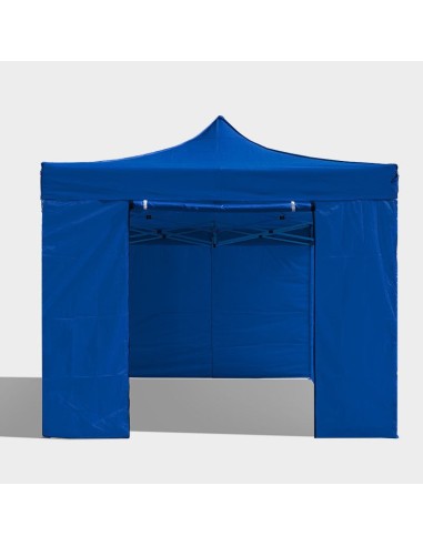 3x4.5 MT BLU Gazebo pieghevole impermeabile con pareti Acciaio 3cm - 18