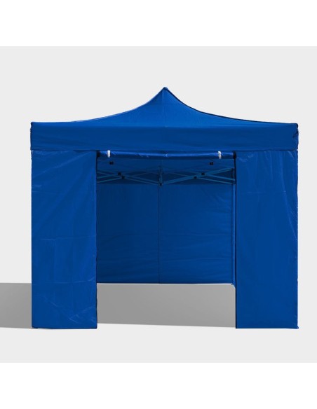 3x4.5 MT BLU Gazebo pieghevole impermeabile con pareti Acciaio 3cm - 18