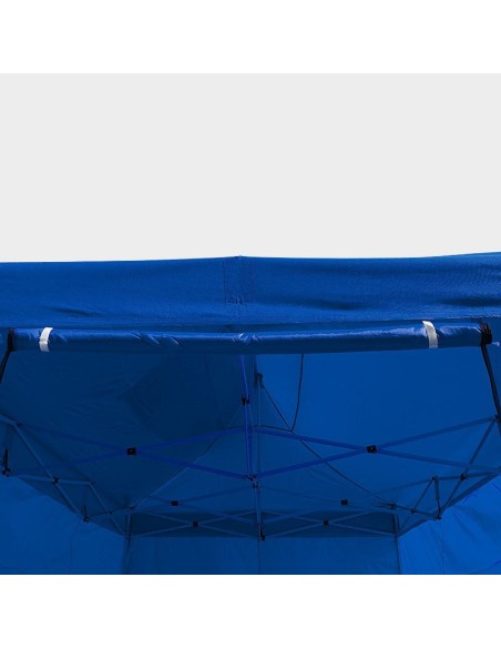 3x4.5 MT BLU Gazebo pieghevole impermeabile con pareti Acciaio 3cm - 19
