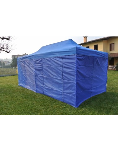 3x4.5 MT BLU Gazebo pieghevole impermeabile con pareti Acciaio 3cm - 21