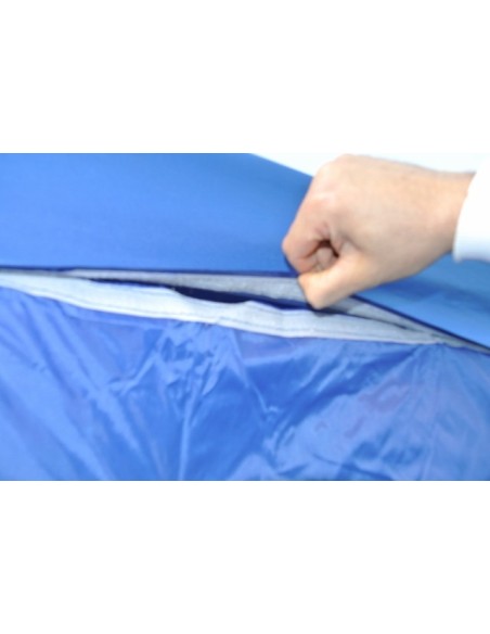 3x4.5 MT BLU Gazebo pieghevole impermeabile con pareti Acciaio 3cm - 24