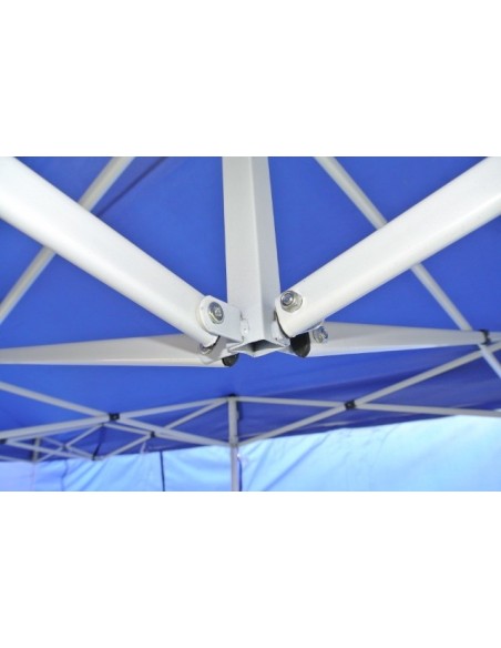 3x4.5 MT BLU Gazebo pieghevole impermeabile con pareti Acciaio 3cm - 30