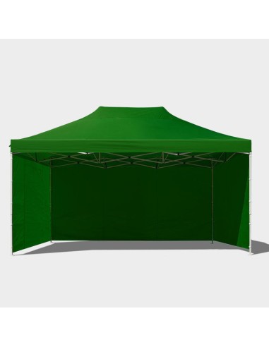 3x4.5 MT VERDE Gazebo pieghevole impermeabile con pareti Acciaio 3cm - 14