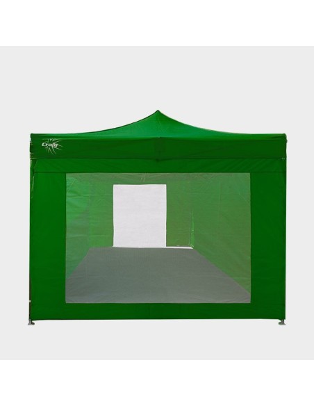 3x4.5 MT VERDE Gazebo pieghevole impermeabile con pareti Acciaio 3cm - 15