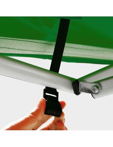 3x4.5 MT VERDE Gazebo pieghevole impermeabile con pareti Acciaio 3cm - 18