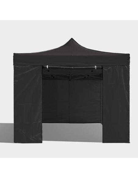 3x4.5 MT NERO Gazebo pieghevole impermeabile con pareti Acciaio 3cm - 17