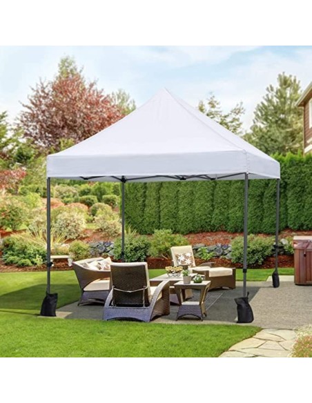 Gazebo pieghevole 3x3mt Hobby mercatini colore BIANCO - 3
