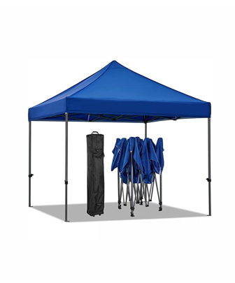 Gazebo pieghevole 3x3mt Hobby mercatini colore BLU - 1