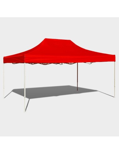 3x4.5 MT ROSSO Gazebo pieghevole impermeabile con pareti Acciaio 3cm - 8