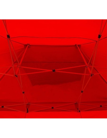 3x4.5 MT ROSSO Gazebo pieghevole impermeabile con pareti Acciaio 3cm - 17