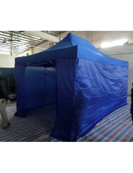 3x4.5 MT BLU Gazebo pieghevole impermeabile con pareti Acciaio 3cm - 10
