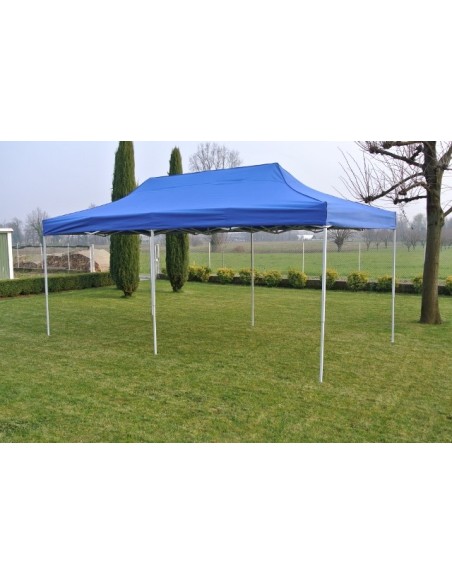 6x3 MT BLU Gazebo richiudibile impermeabile con pareti Acciaio 3cm - 25