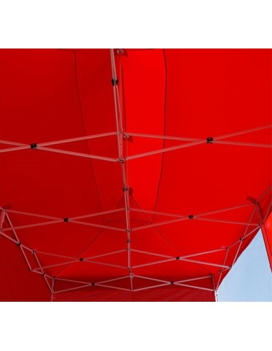3x6 MT ROSSO Gazebo pieghevole impermeabile con pareti Acciaio 3cm - 21