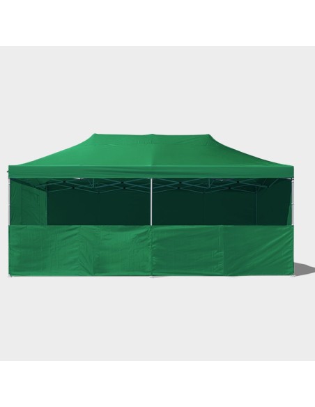 3x6 MT VERDE Gazebo pieghevole impermeabile con pareti Acciaio 3cm - 16