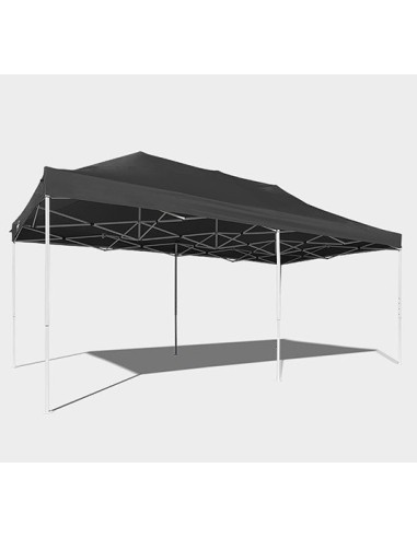 3x6 MT NERO Gazebo pieghevole impermeabile con pareti Acciaio 3cm - 13