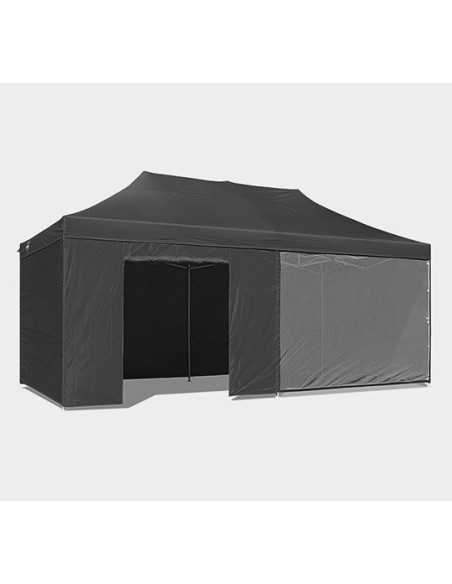 3x6 MT NERO Gazebo pieghevole impermeabile con pareti Acciaio 3cm - 17